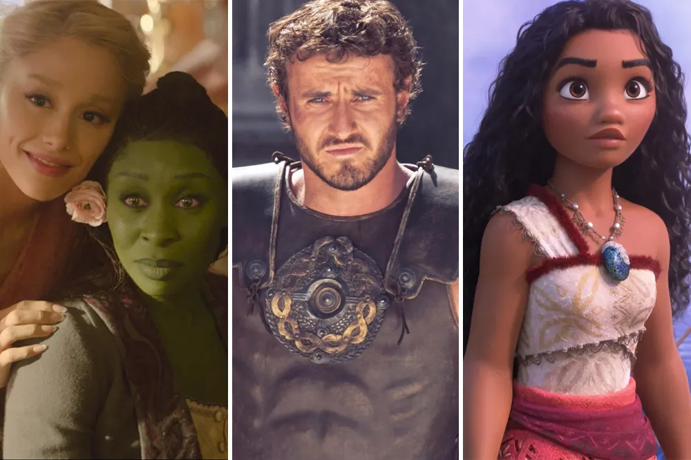 Hollywood Bets on Thanksgiving Rebound: Will ‘Wicked,’ ‘Gladiator II’ and ‘Moana 2’ Revive the Sluggish Fall Box Office?